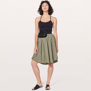 Lululemon The Everyday Skirt in Sage